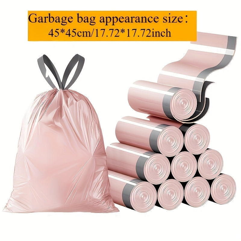 99pcs Extra Thick Drawstring Trash Bags - Versatile, Leak-Proof Plastic Garbage Bags for Kitchen, Bathroom & Living Room Cleaning