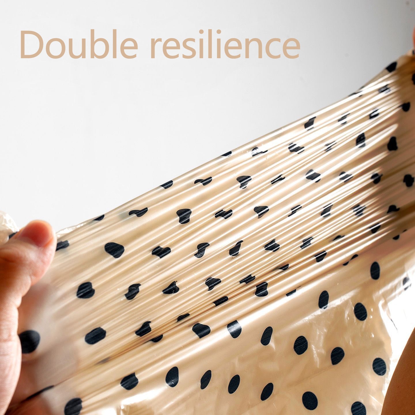 1 Roll\u002F100pcs - Multi-Pocket Tear-Free Drawstring Trash Bags with Fragrance, Thickened Automatic Closing, Home-Use High-Cute Print Handheld Bags