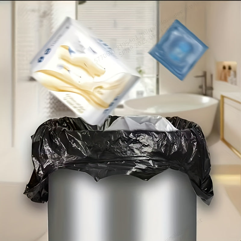 100\u002F 60\u002F 20pcs Heavy-Duty Thickened Garbage Bags - Ultra-High Strength Tear-Resistant Black Trash Bags with Odor-Proof Design, Heavy-Duty PP Material, Ideal for Home, Office, And Daily Waste Disposal, Garbage Bags for Home, Office Waste