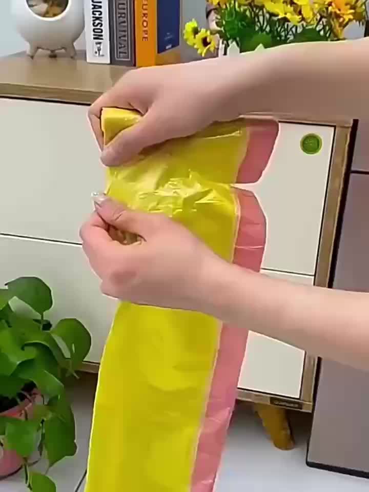 40pcs (2 Rolls) \u002F 100pcs (5 Rolls) \u002F 200pcs (10 Rolls) Drawstring Trash Bags - Suitable for Household, Kitchen, Bedroom Garbage Disposal, Trash Can Liners - 4 Gallon