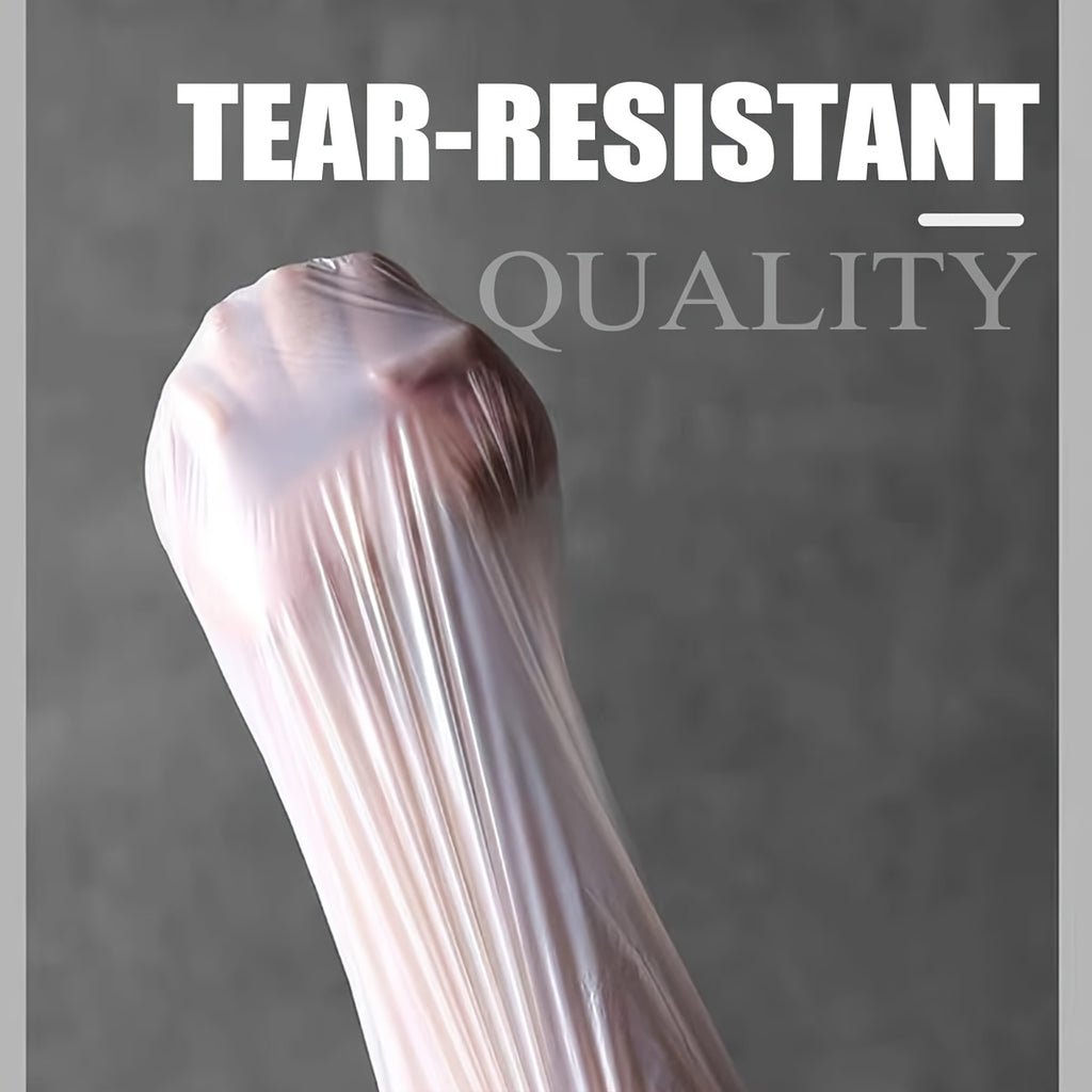 100-Pack\u002F 4 Rolls Heavy Duty 8\u002F 13 Gal Drawstring Trash Bags - Leak-Proof Commercial-Grade Garbage Liners for Restaurants, Offices & High-Traffic Areas - Extra Thick Tear-Resistant Design