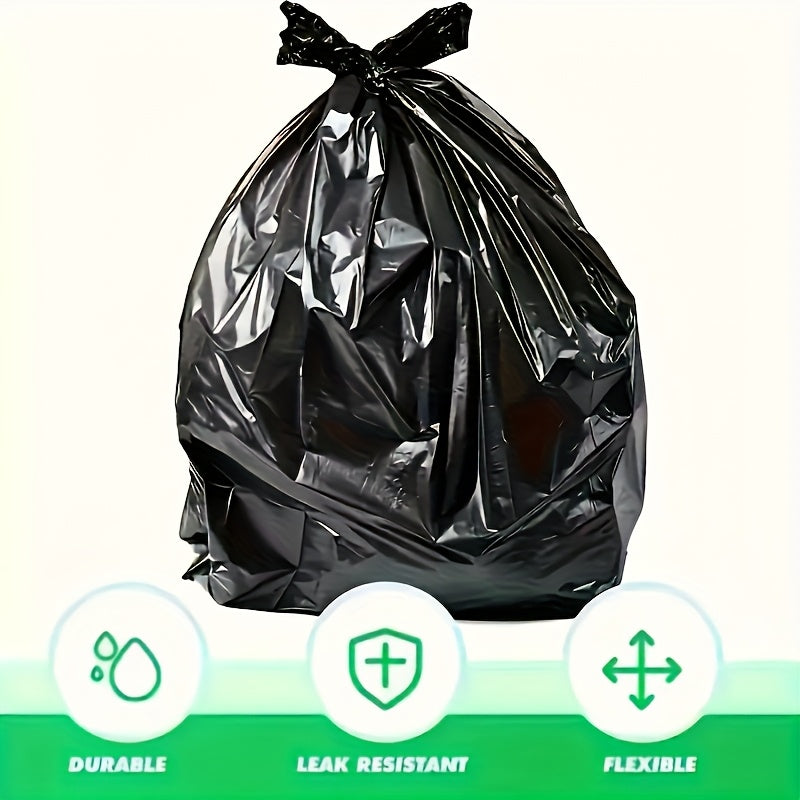 100\u002F 60\u002F 20pcs Heavy-Duty Thickened Garbage Bags - Ultra-High Strength Tear-Resistant Black Trash Bags with Odor-Proof Design, Heavy-Duty PP Material, Ideal for Home, Office, And Daily Waste Disposal, Garbage Bags for Home, Office Waste