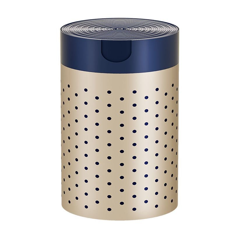 1 Roll\u002F100pcs - Multi-Pocket Tear-Free Drawstring Trash Bags with Fragrance, Thickened Automatic Closing, Home-Use High-Cute Print Handheld Bags