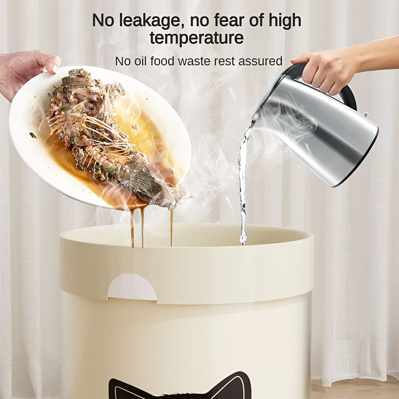3\u002F6 Rolls, 50\u002F90pcs, 4 Gallon, Cute Black Cat Drawstring Trash Bags, Thickened Large Size, Multi-Purpose High-Density Polyethylene Disposable Bags, Suitable for Kitchen, Bathroom, Bedroom, Living Room And Toilet