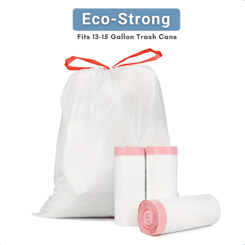 100\u002F 300pcs Heavy-Duty 4\u002F13 Gal Commercial Trash Bags, Leak-Proof Industrial-Grade Drawstring Liners For Restaurants, Offices, High-Traffic Areas & Facility Maintenance - Extra Thick Tear-Resistant Garbage Bags For Hospitality, 4\u002F 12