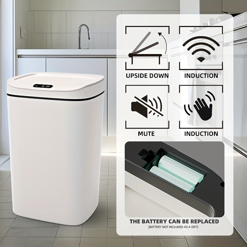 Hands-Free Smart Trash Can with Motion, Sealing Lid & Odor-Blocking Technology, Touchless Operation for \u002FOffice\u002F\u002FBathroom, Trash Bin (Easy Clean, Durable Design)