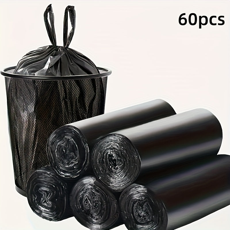 100\u002F 60\u002F 20pcs Heavy-Duty Thickened Garbage Bags - Ultra-High Strength Tear-Resistant Black Trash Bags with Odor-Proof Design, Heavy-Duty PP Material, Ideal for Home, Office, And Daily Waste Disposal, Garbage Bags for Home, Office Waste