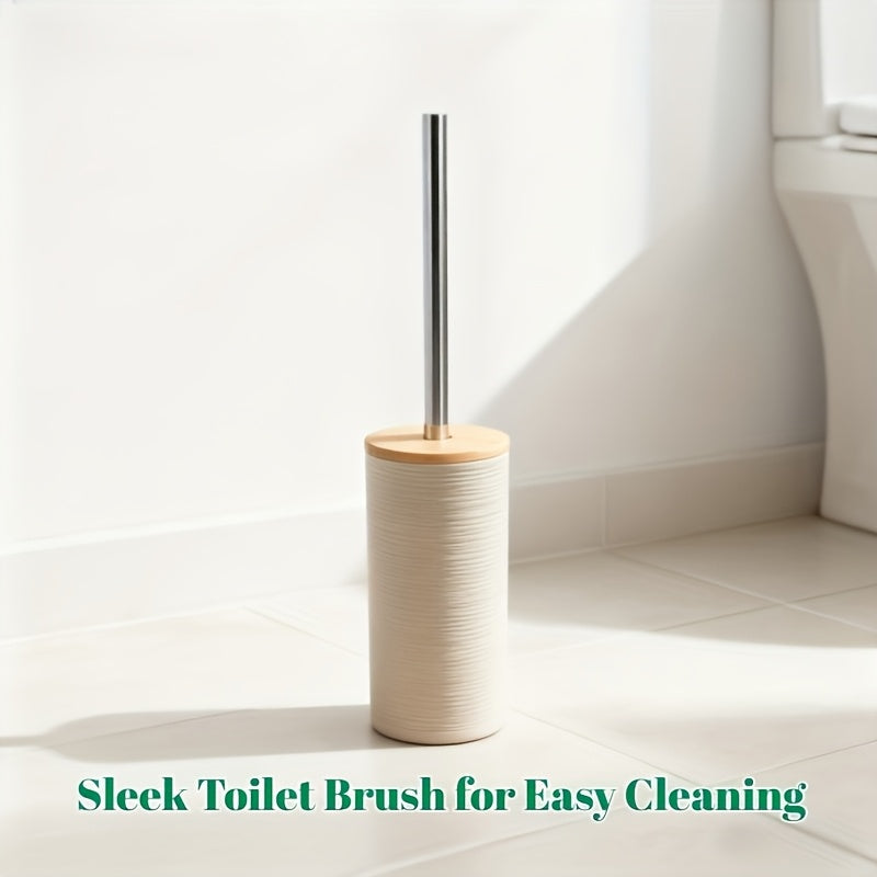 Personal Care Product Dispensers-Horizontal Ripple Bathroom Wash Six Piece Bathroom Bath Combo Set, Fashionable And Minimalist Bathroom Cleaning And Storage Set, Includes 6 Items Such As A Trash Can, Toilet Brush, And Soap Dispenser