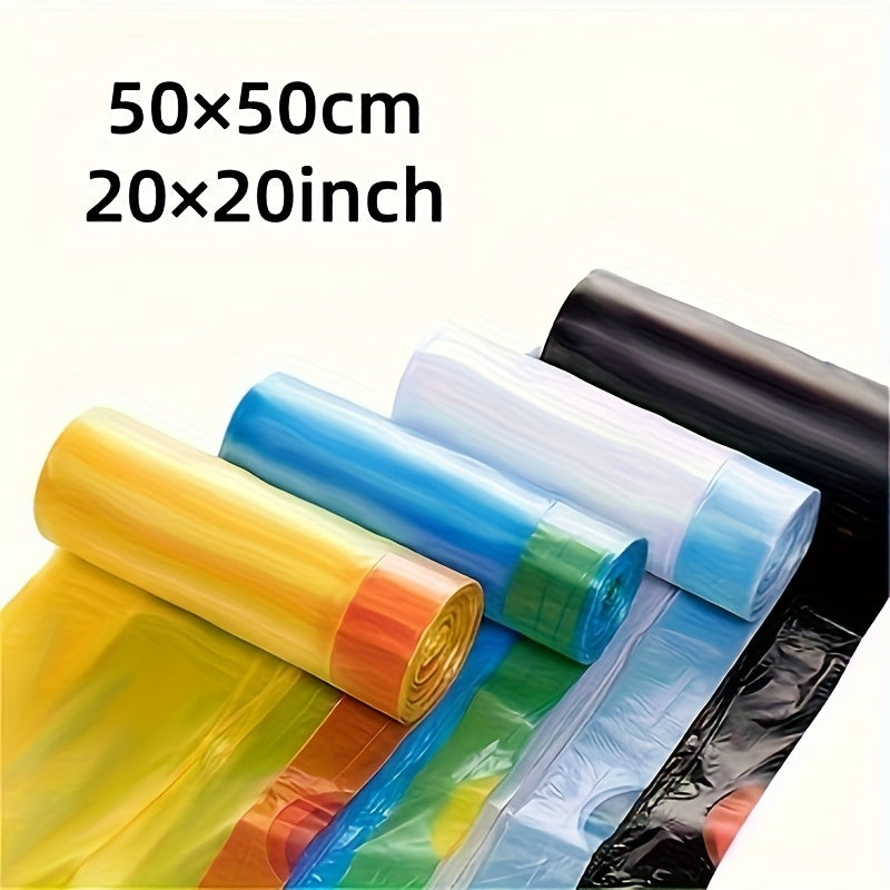 40pcs (2 Rolls) \u002F 100pcs (5 Rolls) \u002F 200pcs (10 Rolls) Drawstring Trash Bags - Suitable for Household, Kitchen, Bedroom Garbage Disposal, Trash Can Liners - 4 Gallon