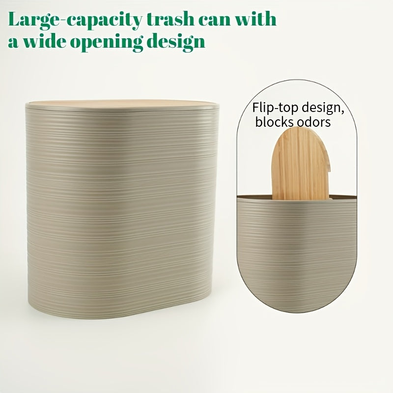 Personal Care Product Dispensers-Horizontal Ripple Bathroom Wash Six Piece Bathroom Bath Combo Set, Fashionable And Minimalist Bathroom Cleaning And Storage Set, Includes 6 Items Such As A Trash Can, Toilet Brush, And Soap Dispenser